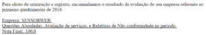Sensorweb tem nota máxima no Programa de Qualidade do HEMOSC