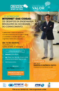 Diretor da Sensorweb debate no CRESCER SC: Internet das Coisas