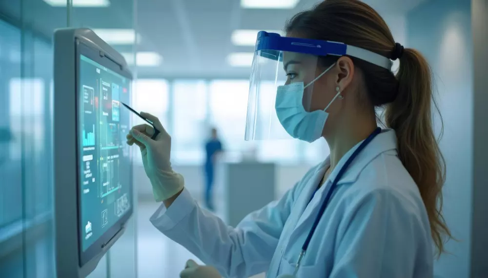 Sensor Sensorweb monitorando ambiente hospitalar em tempo real