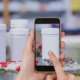 Celular registando medicamento